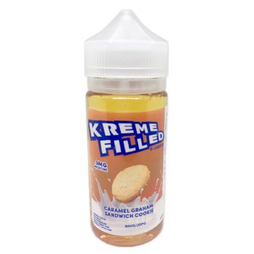 Kreme Filled E-Liquid - Caramel Graham Sandwich Cookie