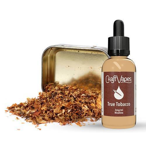 Craft Vapes E-Liquid - True Tobacco