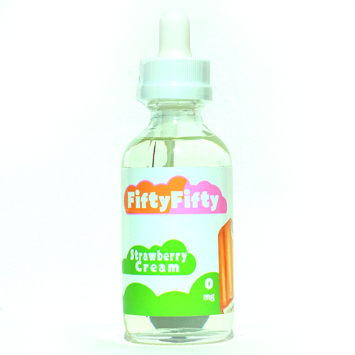 Fifty-Fifty E-Juice - Strawberry Cream