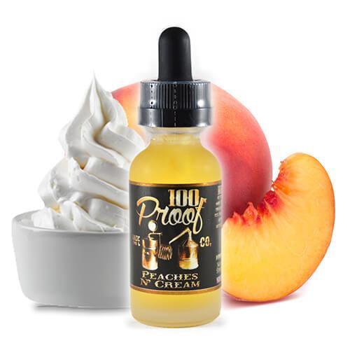 100 Proof Vape Co - Peaches n’ Cream