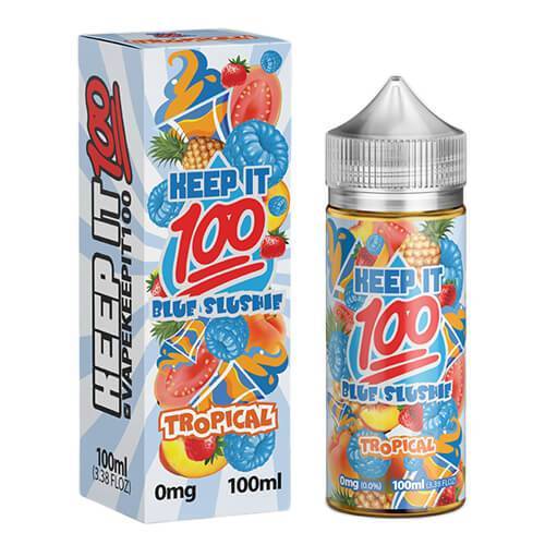 Keep It 100 E-Juice - Tropical Blue Slushie