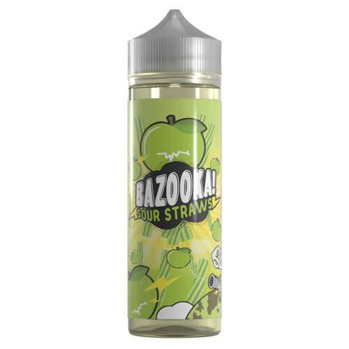 Bazooka Sour Straws eJuice - Green Apple Sour Straws