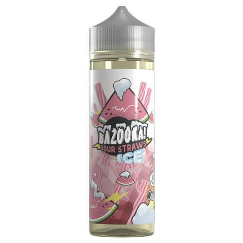 Bazooka Sour Straws Ice eJuice - Watermelon Ice Sour Straws