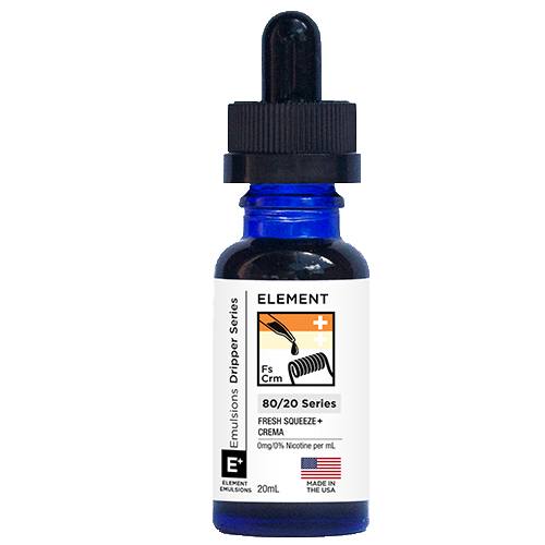 Element eLiquid Emulsions - Fresh Squeeze + Crema