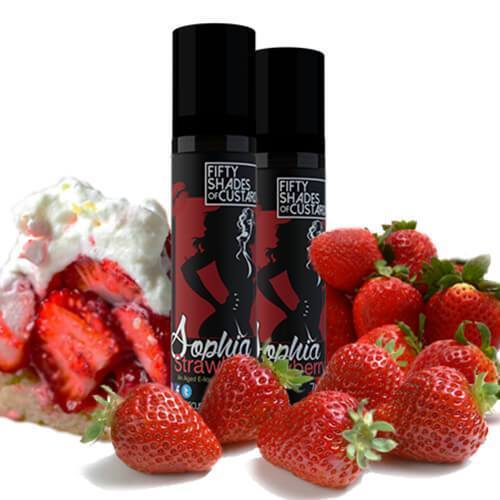 50 Shades of Custard eJuice - Sophia Strawberry