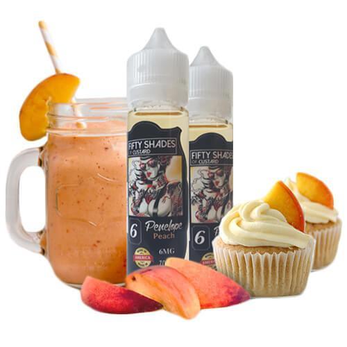 50 Shades of Custard eJuice - Penelope Peach