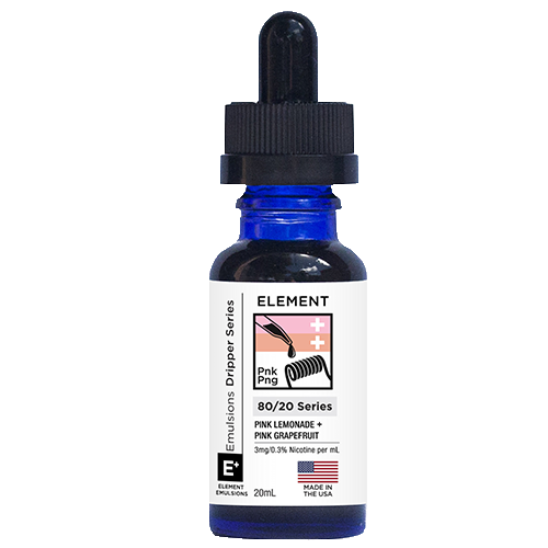 Element eLiquid Emulsions - Pink Lemonade + Pink Grapefruit