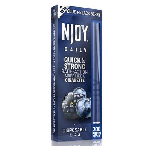 Njoy Daily eCig - Blue and Blackberry (1 Pack)