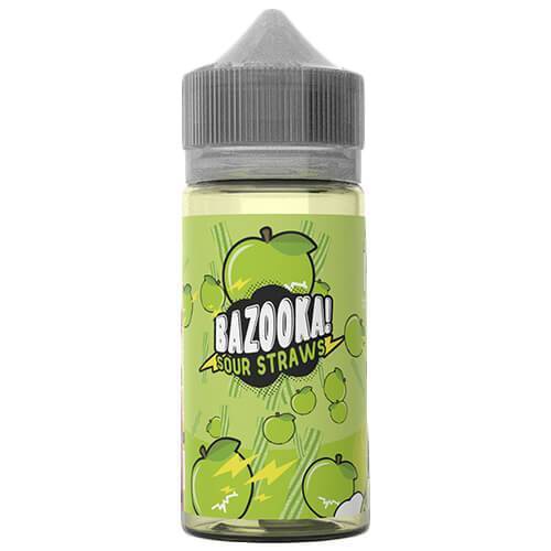 Bazooka Sour Straws eJuice - Green Apple Sour Straws