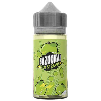 Bazooka Sour Straws eJuice - Green Apple Sour Straws